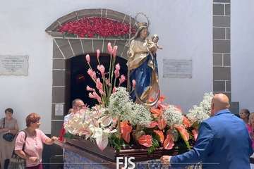 Telde rinde tributo a San Lorenzo en la capital grancanaria/Francisco Javier Santana.